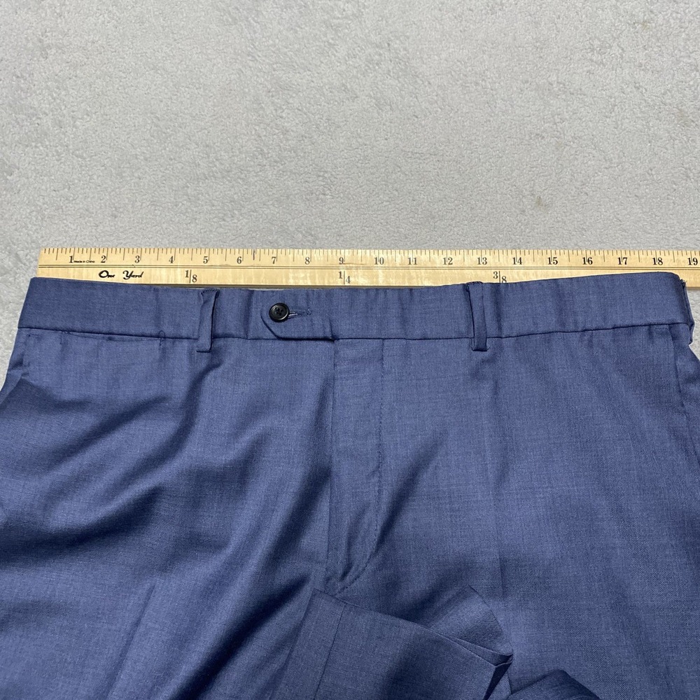 Coppley Wool Dress Pants 36x34 Wool Trouser Reda Fabric Made In Canada - Picture 6 of 8